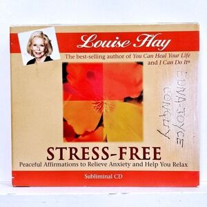 Louise Hay Stress-Free Subliminal CD Affirmation Anxiety Relief Meditation Audio